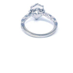 Love Story Engagement Ring Love Story Pear Vintage Halo Diamond Engagement Ring