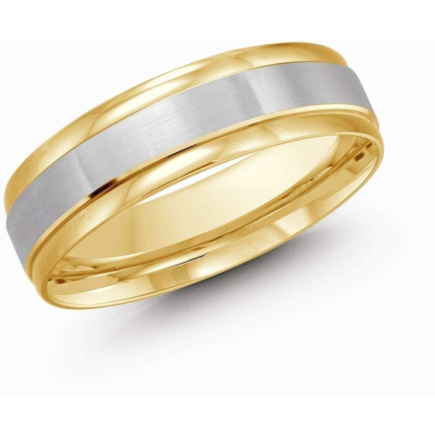 Malo Gold Wedding Bands Two-Tone Wedding Band