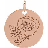 Stuller Necklace Rose Gold / August In Bloom Necklace