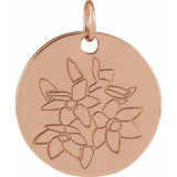 Stuller Necklace Rose Gold / December In Bloom Necklace