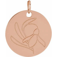 Stuller Necklace Rose Gold / January In Bloom Necklace