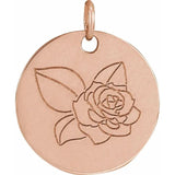 Stuller Necklace Rose Gold / June In Bloom Necklace