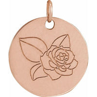 Stuller Necklace Rose Gold / June In Bloom Necklace