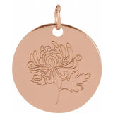 Stuller Necklace Rose Gold / November In Bloom Necklace