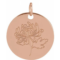 Stuller Necklace Rose Gold / November In Bloom Necklace