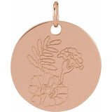 Stuller Necklace Rose Gold / October In Bloom Necklace