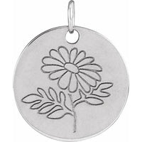 Stuller Necklace White Gold / April In Bloom Necklace