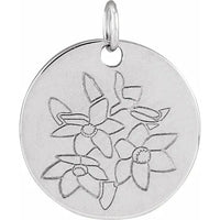 Stuller Necklace White Gold / December In Bloom Necklace