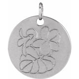 Stuller Necklace White Gold / February In Bloom Necklace