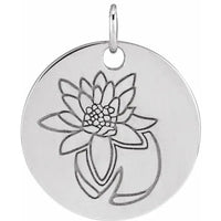 Stuller Necklace White Gold / July In Bloom Necklace