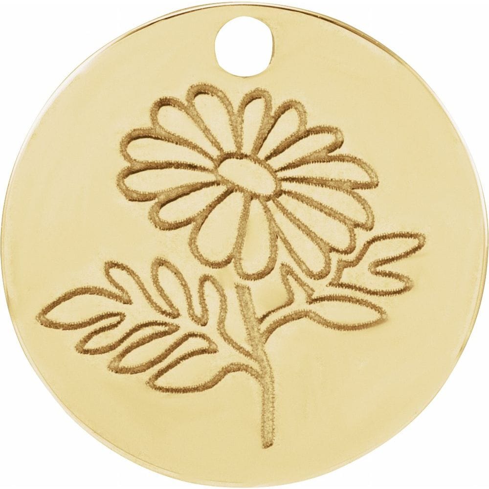 Stuller Necklace Yellow Gold / April In Bloom Necklace