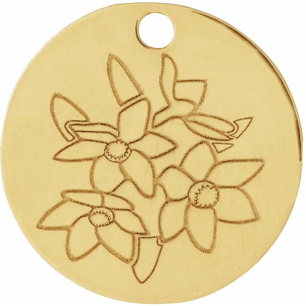 Stuller Necklace Yellow Gold / December In Bloom Necklace