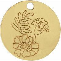 Stuller Necklace Yellow Gold / October In Bloom Necklace