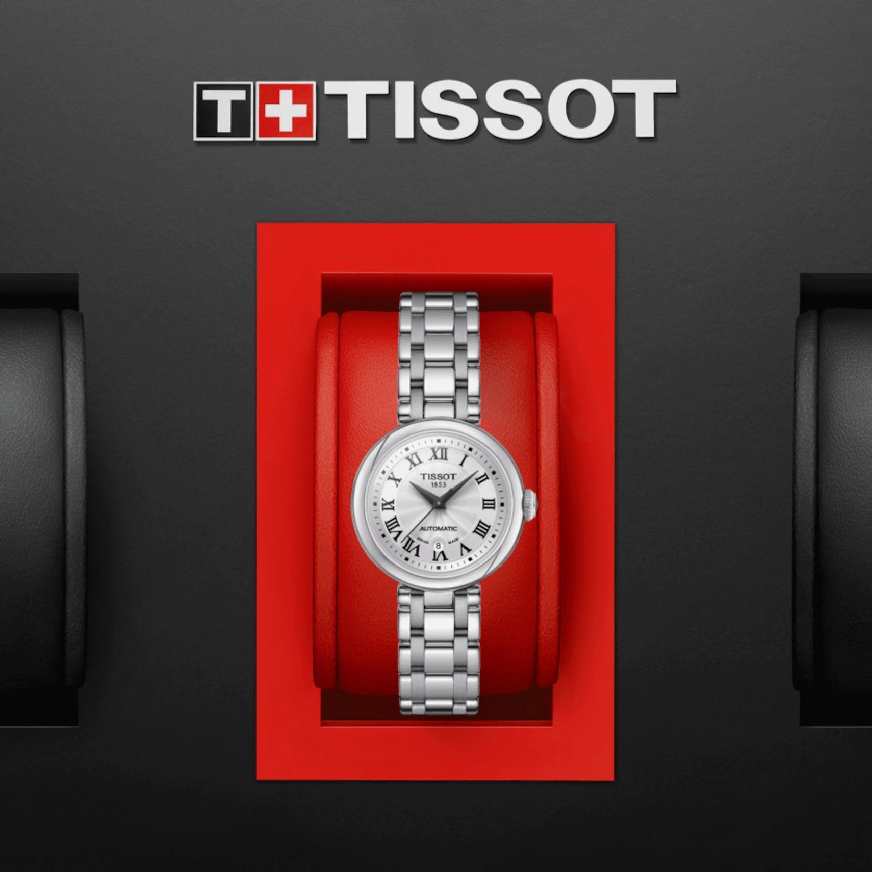 Tissot watch Tissot Bellissima Automatic Swiss Made Automatic Ladies Watch SS With Blue