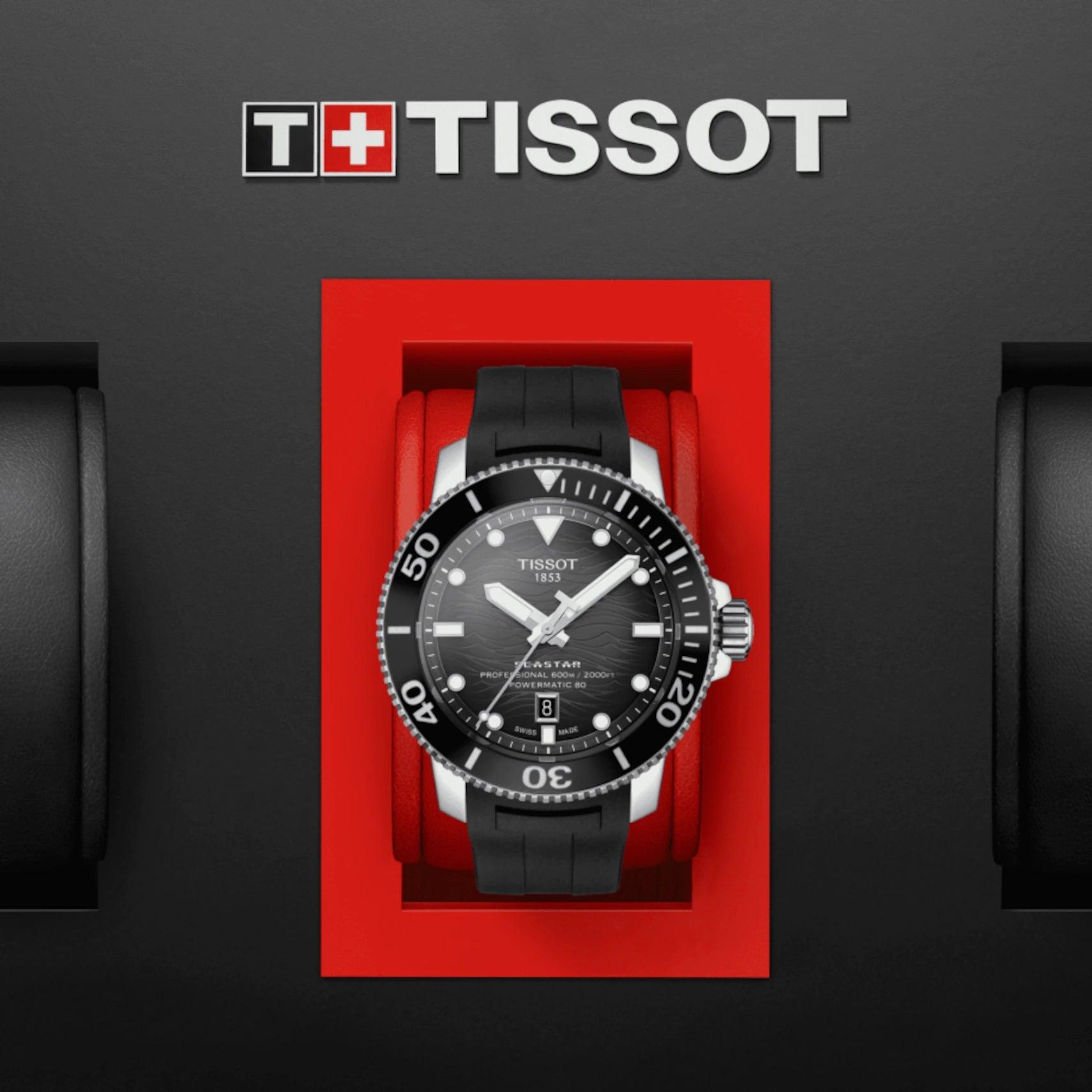 Tissot watch Tissot Seastar 2000 Professional Powermatic 80 Black Swiss-Made Watch