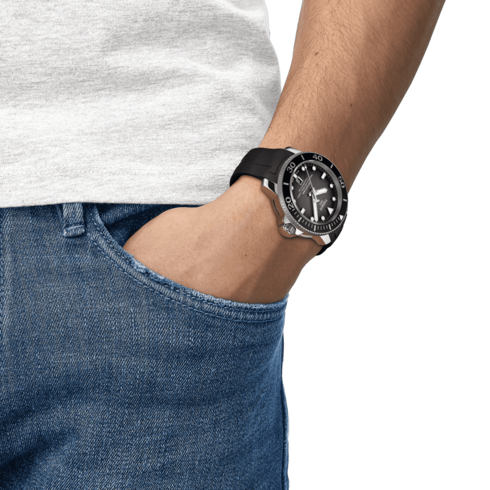 Tissot Seastar 2000 Professional Powermatic 80 Black Swiss Made