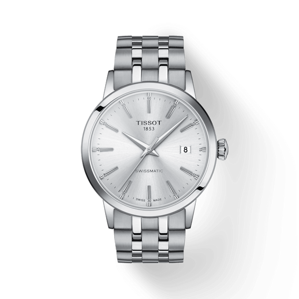tissot watches tissot classic dream swissmatic watch silver 34708655407302 grande