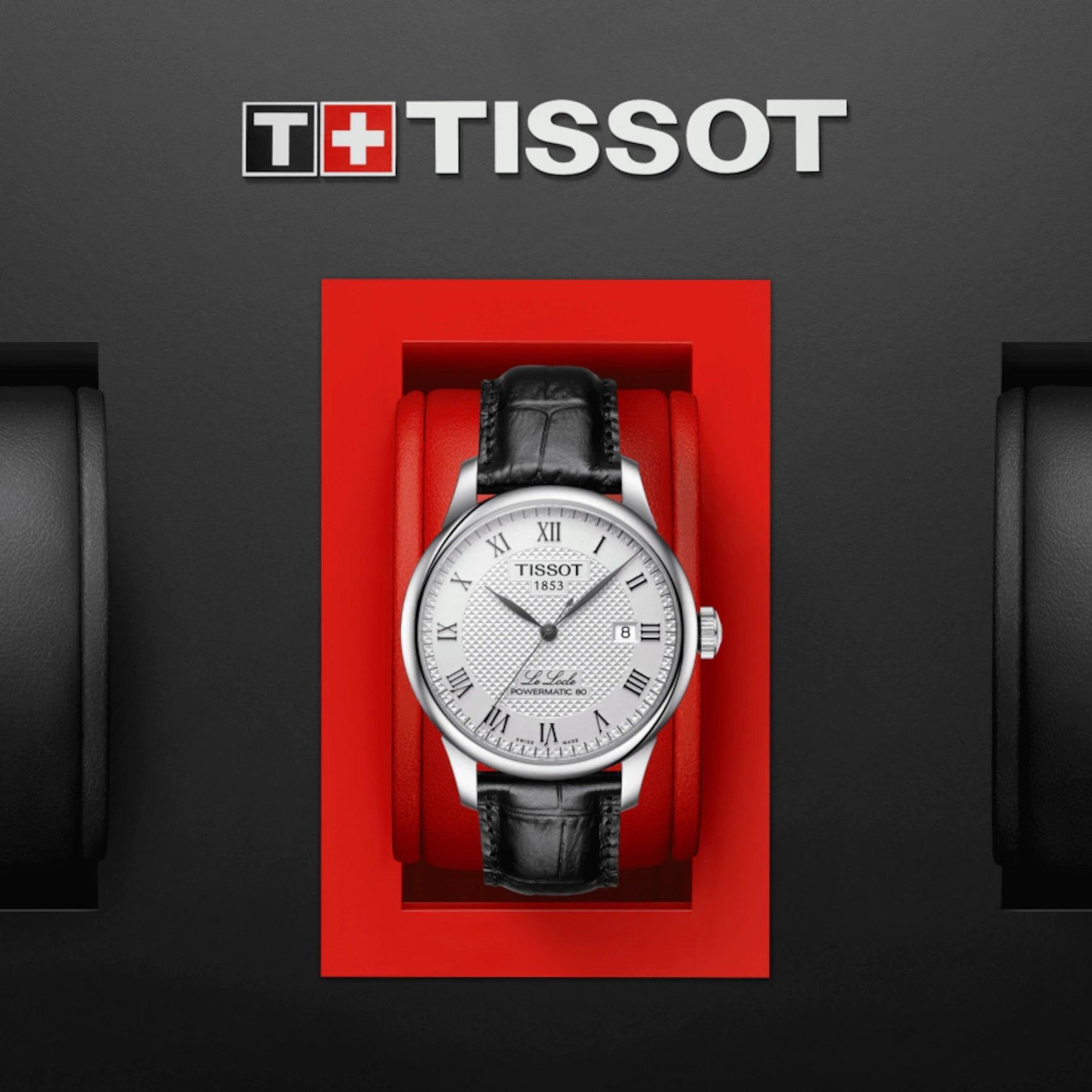 Tissot watches Tissot Le Locle Powermatic 80 Leather Band Swiss Made Watch