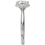 "The Elle" Classic Oval Shape Semi-Mount Diamond Ring Engagement Rings BW JAMES 