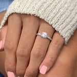 "The Charleston" Peg Solitaire Semi-Mount Diamond Ring Engagement Rings BW JAMES 