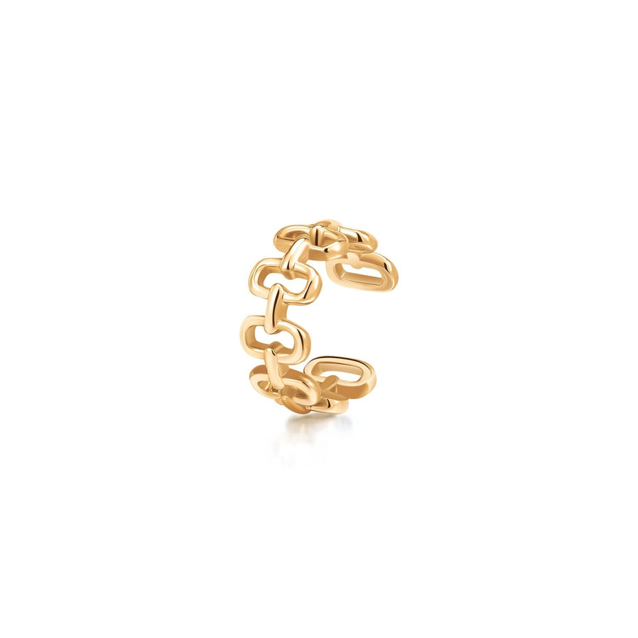 ELEANOR | Single Paper Clip Ear Cuff Ear Cuffs AURELIE GI 