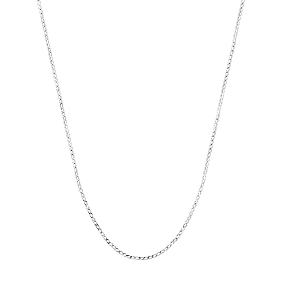 JOSIE | Curb Chain -16" Necklaces AURELIE GI White Gold 