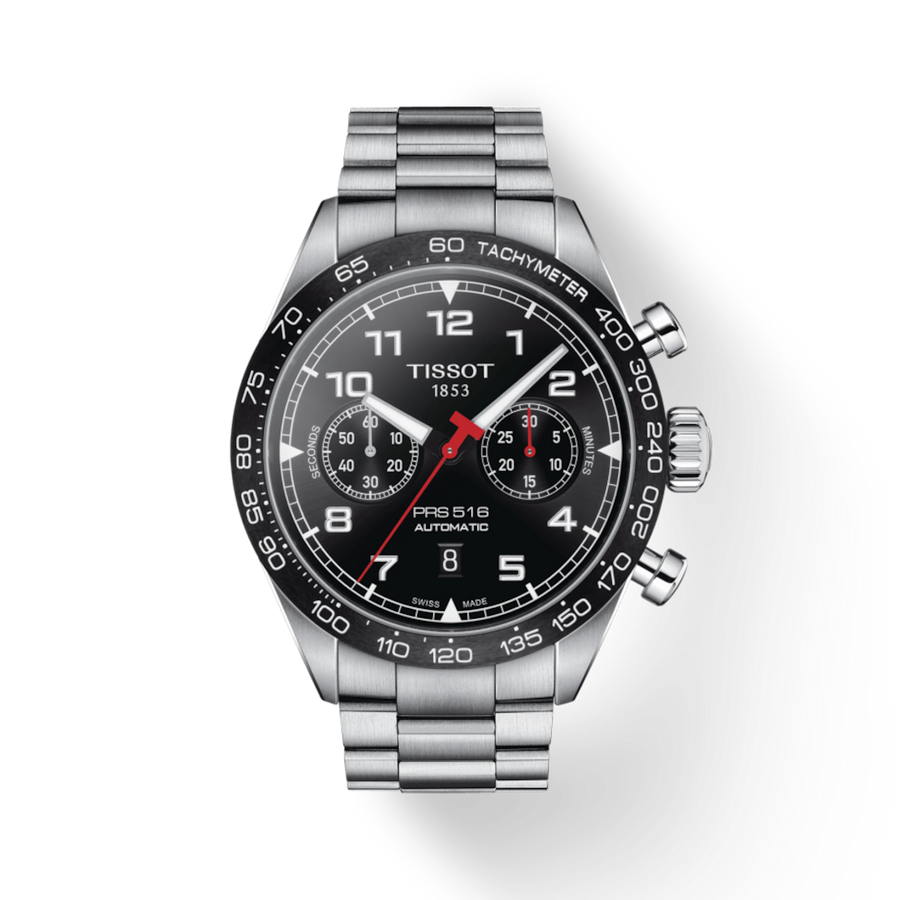 TISSOT PRS 516 AUTOMATIC CHRONOGRAPH Black Swiss Made Watch watches tissot 